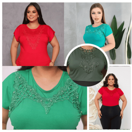 Mega Combo Atacado: 50 Blusas de Viscolycra